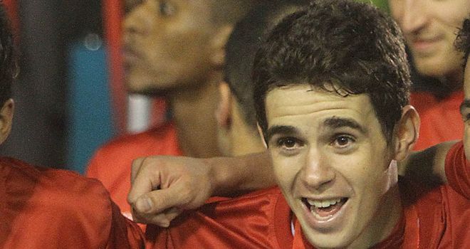 Oscar: The Brazil international is expected in the UK on Tuesday ahead of the Olympics