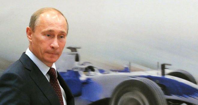 Russian President Vladimir Putin: Given major backing to Sochi track