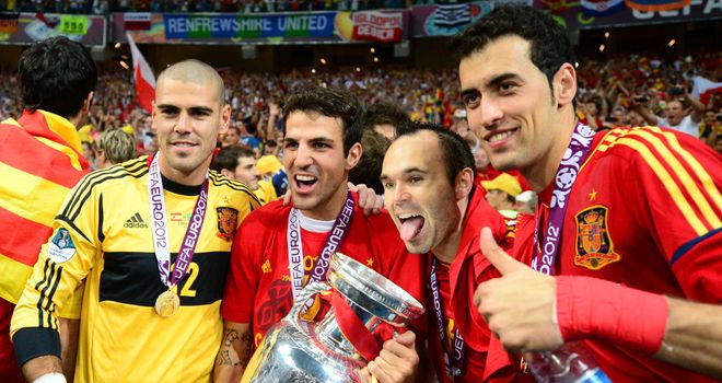 Spain: Successfully defended their Euro crown in Poland and Ukraine