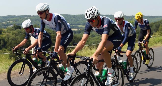 Team GB scout the Oympics race route
