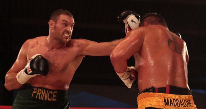 Tyson Fury: Beat Vinny Maddalone on Saturday to maintain his unbeaten record