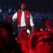 The final stage of the performance documents the technological revolution, featuring Grime artist Dizzee Rascal and World Wide Web inventor Tim Berners Lee