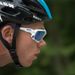 ...Chris Froome meanwhile, focused on the job in hand