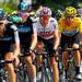 Team Sky controlled things on the front of the peloton for overall leader Bradley Wiggins