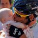 Cavendish celebrated the 23rd Tour de France stage victory of his career with a kiss from his daughter