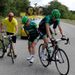 Around 30 punctures were reported in just 4km