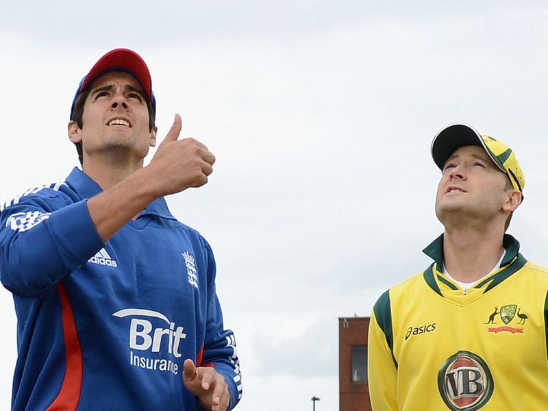 England won the toss and elected to field first.