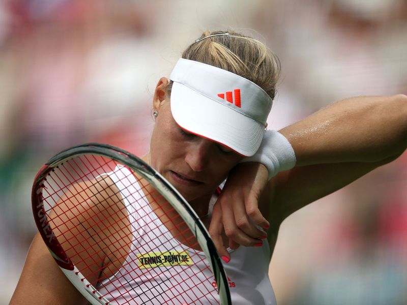 Angelique Kerber was the other losing semi-finalist