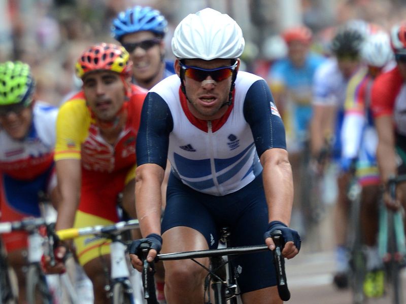 Mark Cavendish cut a disappointed figure after missing out on a medal in the road race