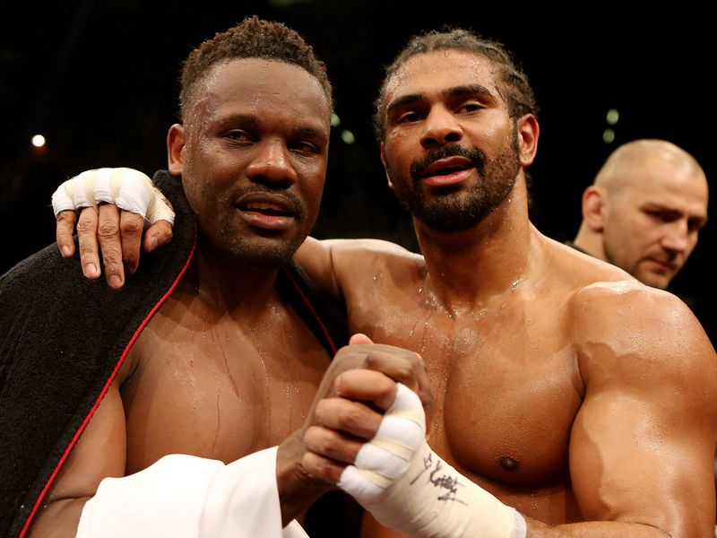 Dereck Chisora was defeated by David Haye but there were no hard feelings after the fight.