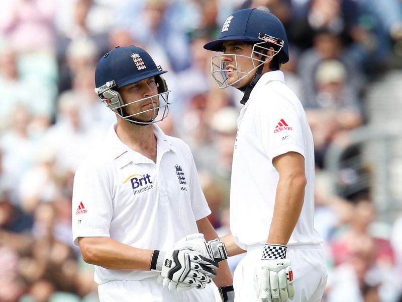 ...during a 170-run partnership alongside Trott...