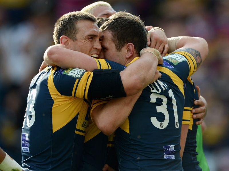 The siren confirmed a 38-29 win for Leeds, as the Rhinos pulled off one of the shocks of the season to defeat the Super League leaders