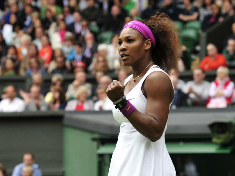 However, normal service is resumed as Williams races into a 3-1 lead and three games from regaining her women's singles title