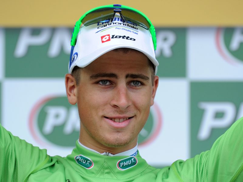 Peter Sagan stayed in green...