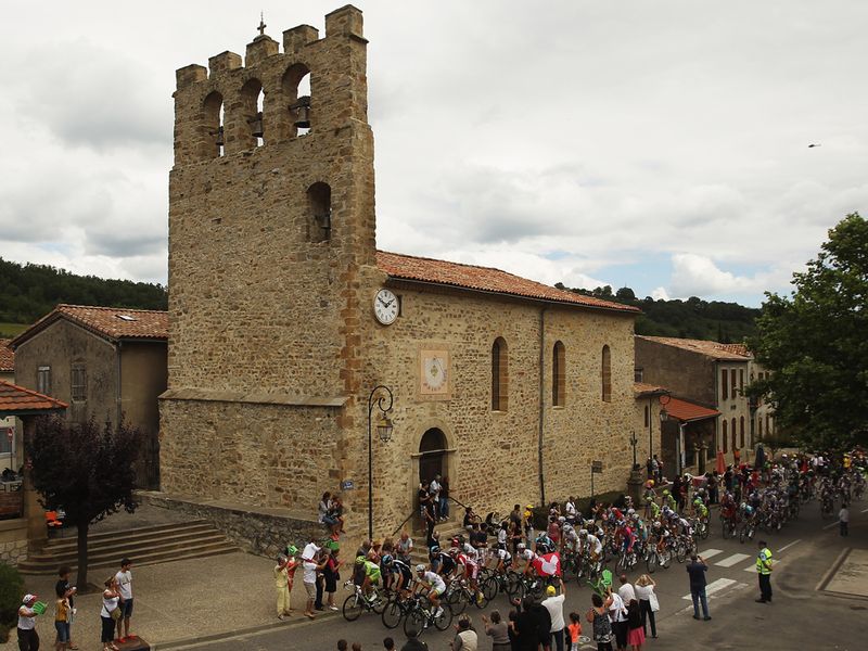 This church proved one of many picturesque backgrounds