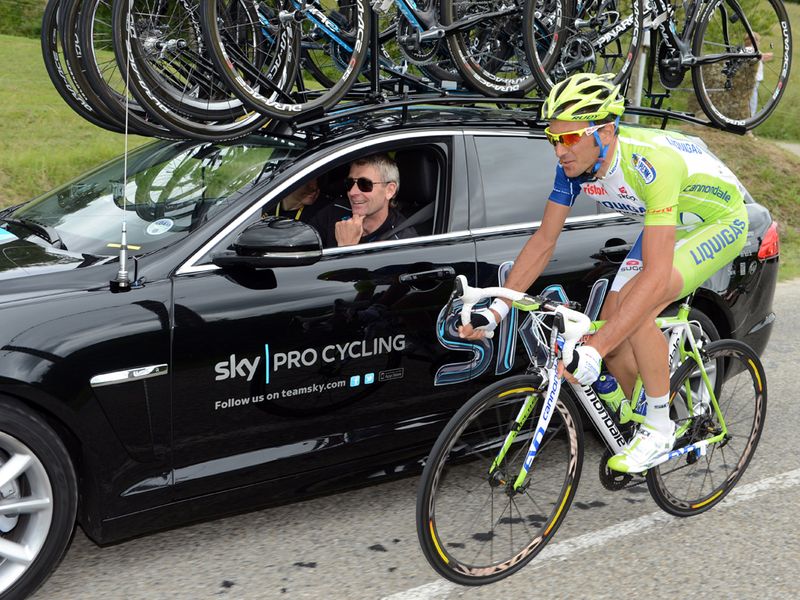 Ivan Basso stopped by to chat with Sean Yates