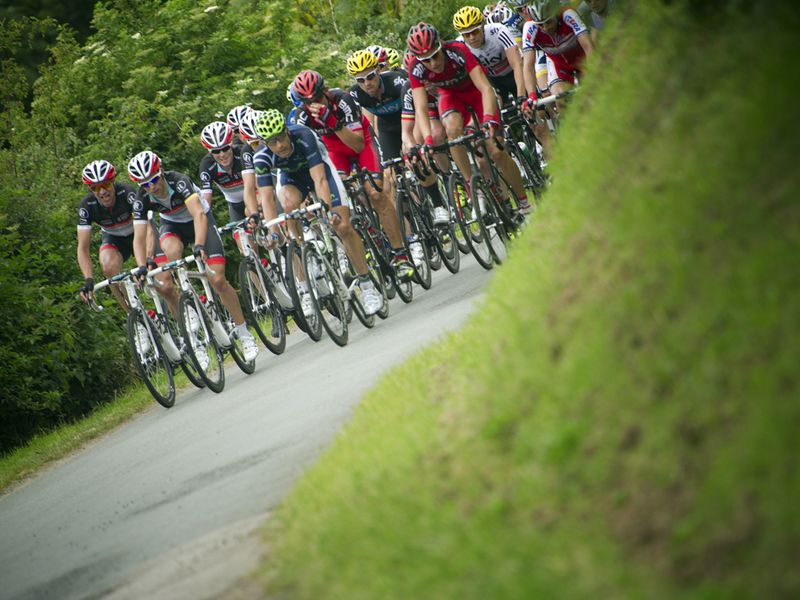 The pace ramped up in preparation for the final climbs