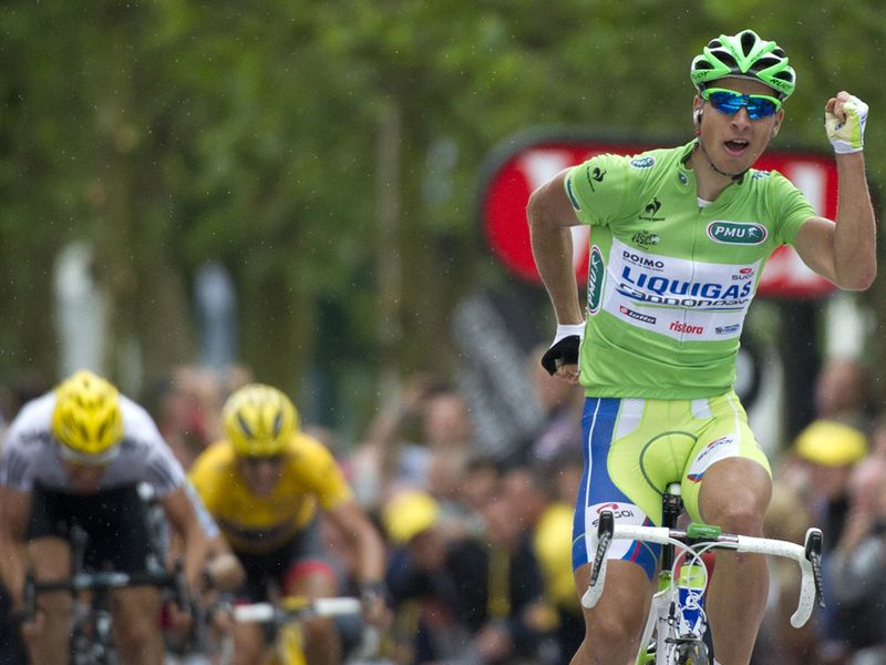 ...Before Peter Sagan sprinted to his second stage victory