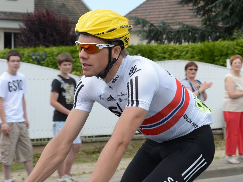 Edvald Boasson Hagen in relaxed mood before the finale