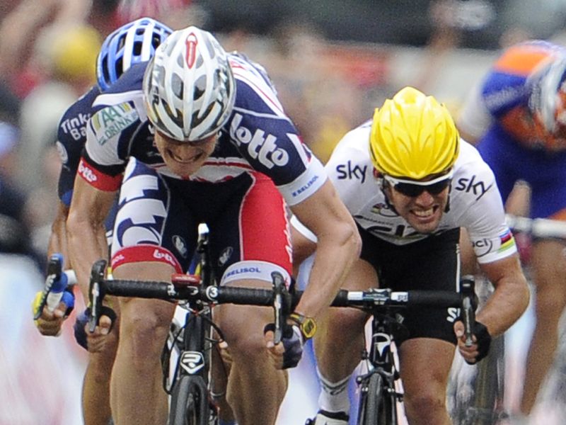 ...The Manxman sprinted to fourth place at the end...
