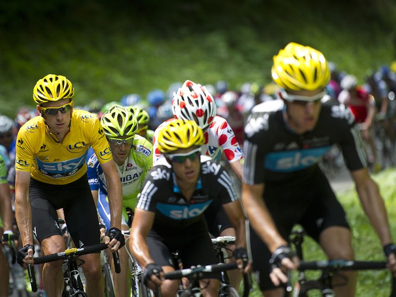 ...Michael Rogers and Richie Porte kept him protected