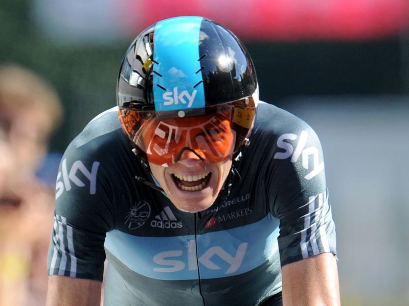 The effort as he crossed the finish was clear for all to see