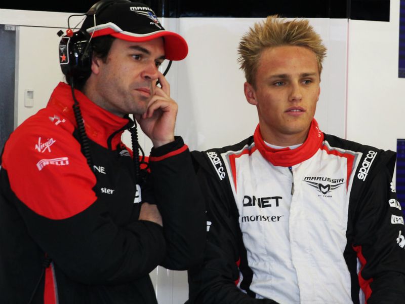 British GP2 front-runner Max Chilton, meanwhile, made his Marussia test debut