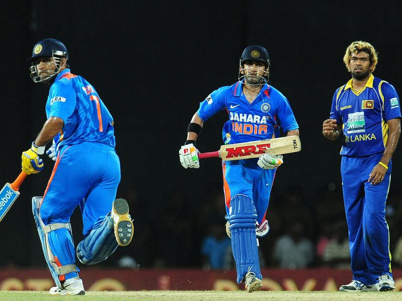 Mahendra Singh Dhoni and Gambhir added 67 for the third wicket.
