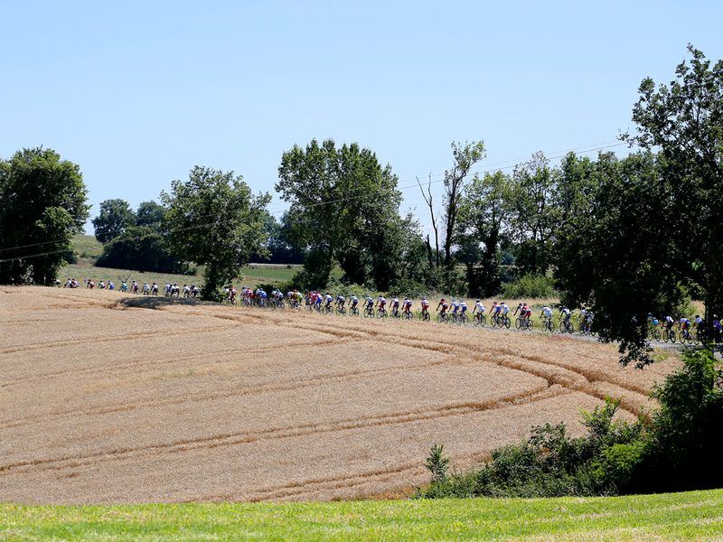 The peloton had an easier afternoon as the break moved nearly 12 minutes clear
