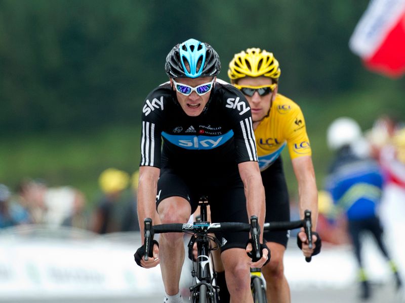Froome and Wiggins followed to take second and third, solidifying their leading positions