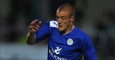 Vardy: Off the mark for Leicester