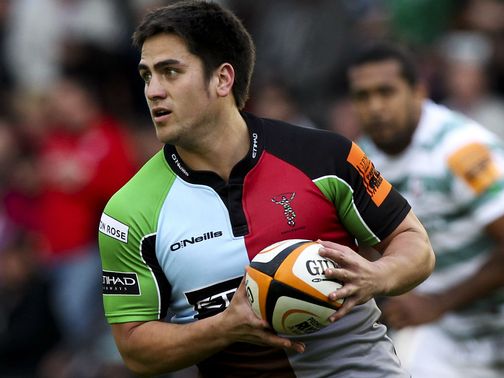 Ben Botica: Starts at fly-half for the visitors at Franklin's Gardens&nbsp;