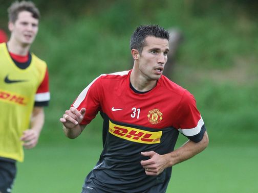 Van Persie trained with United on Friday.&nbsp;