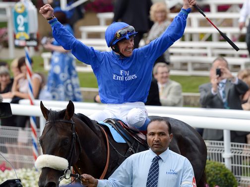 Frankie Dettori will ride Camelot on Sunday in France