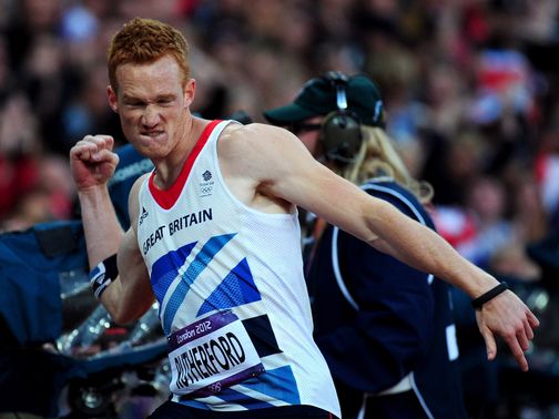 Rutherford: Won gold in the long jump