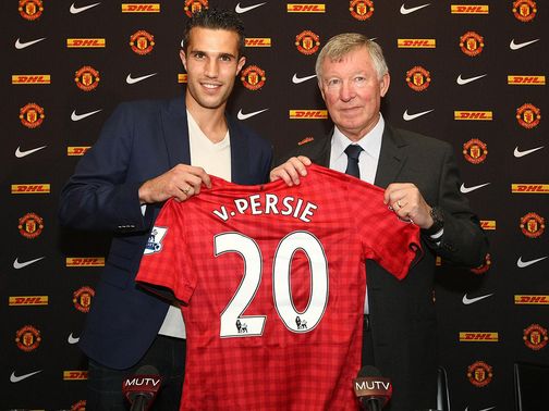 Van Persie: Making the headlines