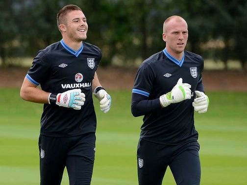 Jack Butland (left): Rated at £18million by his club manager