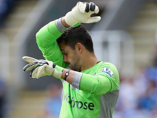 Adam Federici: Delighetd to return against Norwich