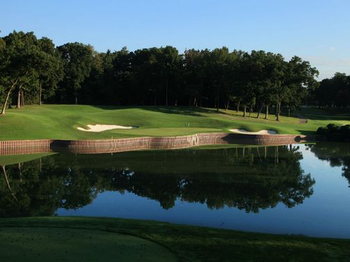 17th hole: 193 yards, par 3&nbsp;