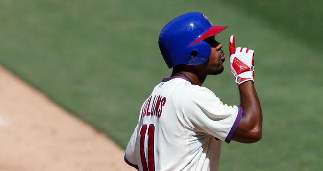 Jimmy Rollins: His two-run homer led Philadelphia to victory