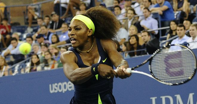 Serena Williams: Stormed into second round