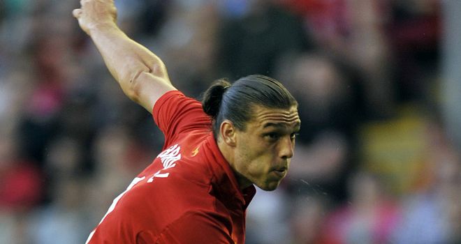 Andy Carroll: Came off the bench to score Liverpool's third goal