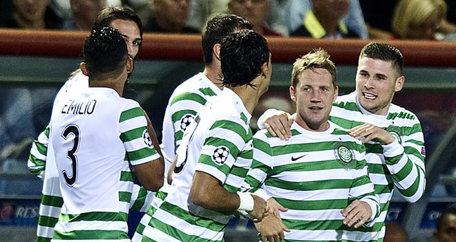 Kris Commons: An injury concern for Celtic's Champions League tie against Helsingborgs