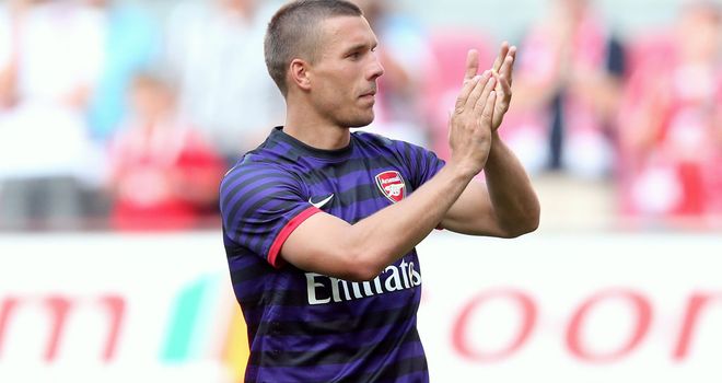 Lukas Podolski: Proud to be a part of Arsenal after scoring against former club
