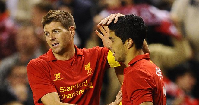 Steven Gerrard claims Luis Suarez is the best player he has played with
