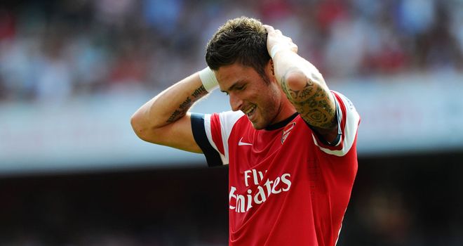 Olivier Giroud: Yet to score since joining Arsenal