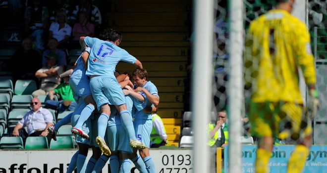 McDonald: Mobbed by his team-mates