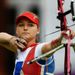 Amy Oliver knocked world number one Deepika Kumari out of the women's archery competition before herself departing.