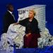 Scotland's Emeli Sande kicks off proceedings with a stripped back version of her hit recorded wih Professor Green "Read All About It"