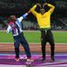 The Medal Ceremony brings the track events at this years games to a close as two of Athletics' biggest names celebrate together